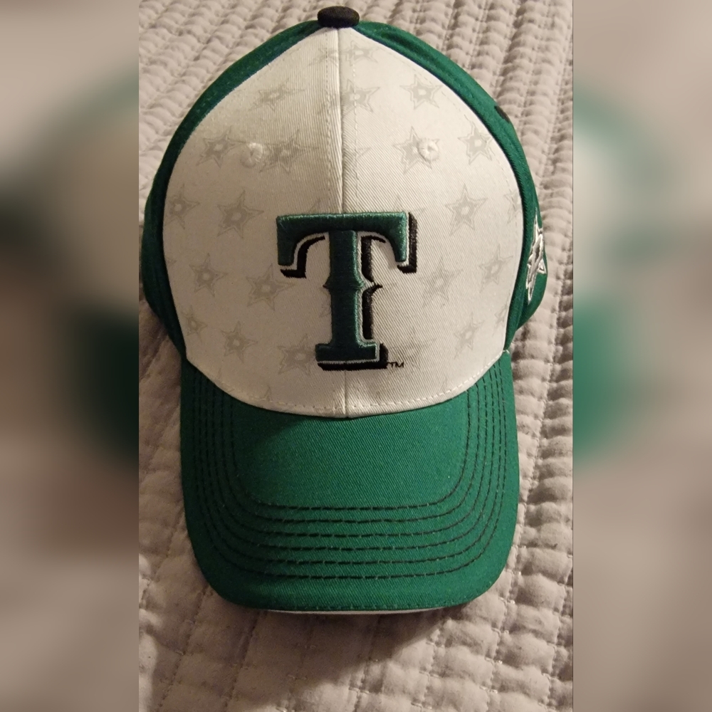 Texas Rangers / Dallas Stars commemorate ball cap